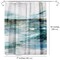 Americanflat 71" x 74" Shower Curtain, Midnight Clear II by PI Creative Art
